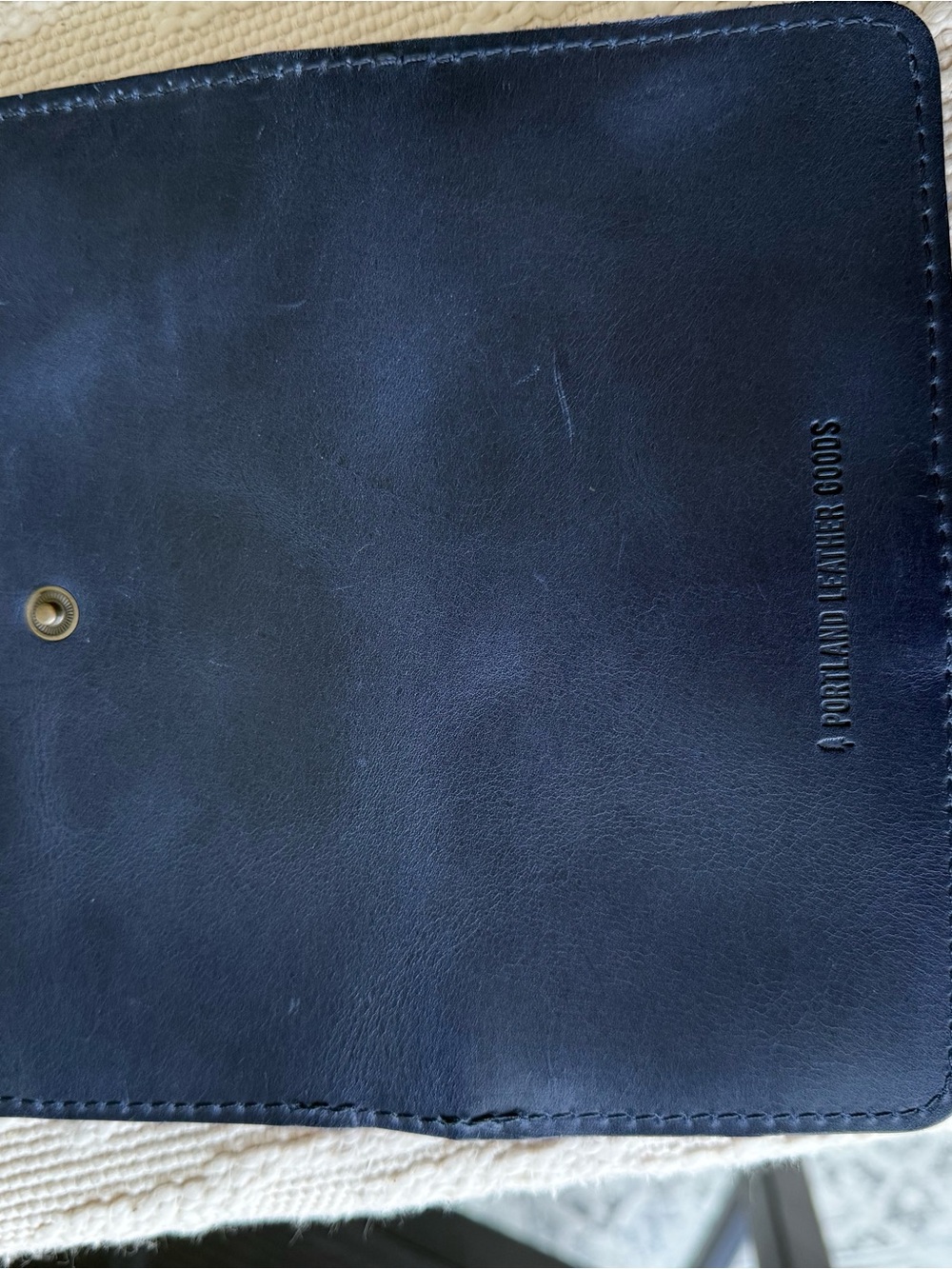 Portland Leather Navy Wallet - Picture 3 of 4